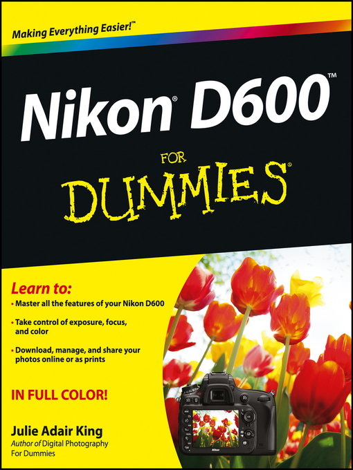 Cover image for Nikon D600 For Dummies